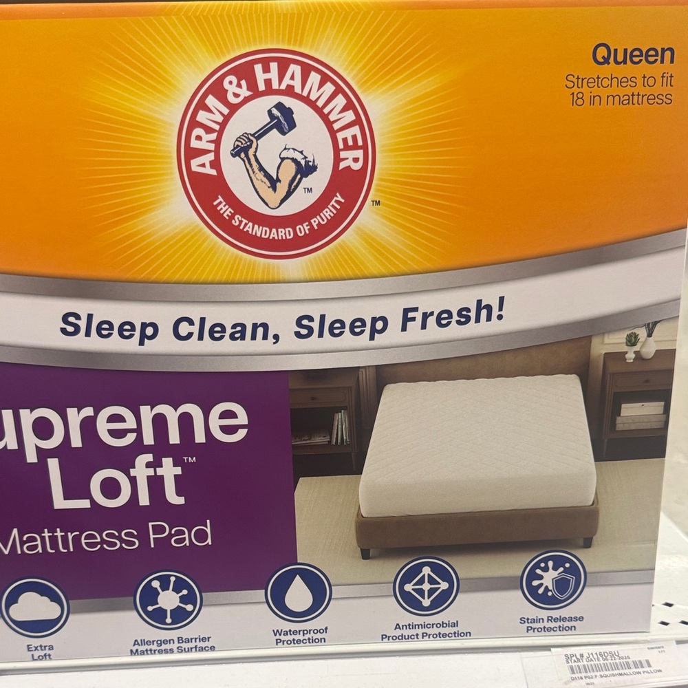 Supreme Loft Mattress Pad - White